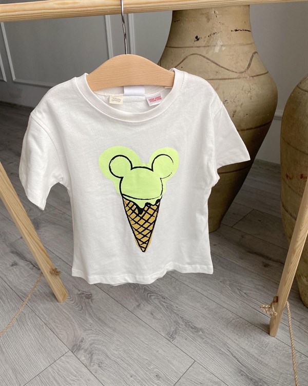 Dondurma Baskılı T-shirt